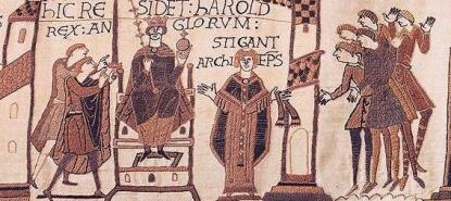 Tapisserie Bayeux Sacre Harold